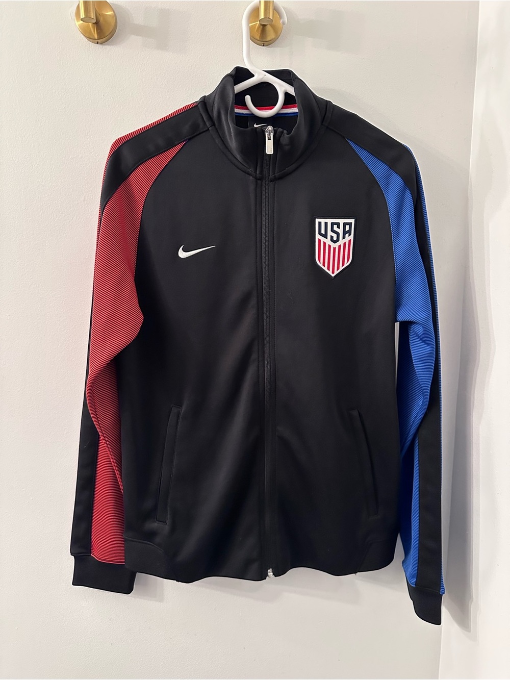 NIKE USA National Soccer Team 2016 anthem/n98 track Jacket men size medium